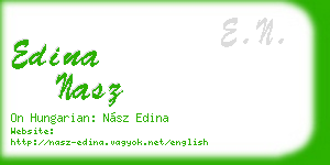 edina nasz business card